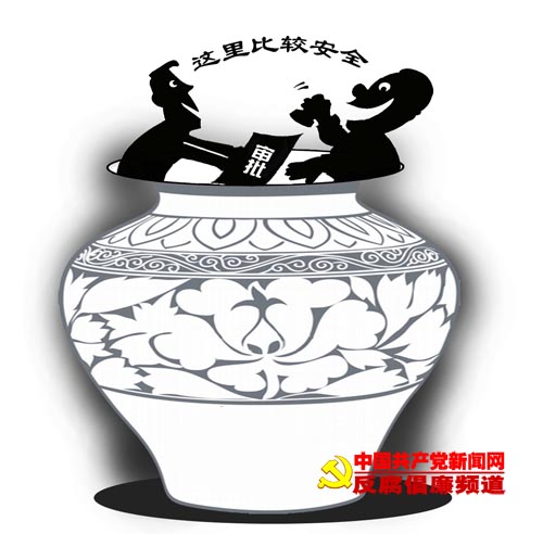 廉政漫画：雅贿（作者：赵乃育）.