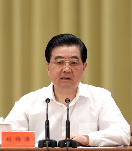 7月13日至14日,中共中央、国务院在北京召开全国教育工作会议。中共中央总书记、国家主席、中央军委主席胡锦涛在会上发表重要讲话。新华社记者 刘卫兵 摄