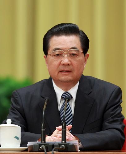5月25日至26日,中共中央、国务院在北京召开全国人才工作会议。中共中央总书记、国家主席、中央军委主席胡锦涛在会上发表重要讲话。新华社记者 庞兴雷 摄